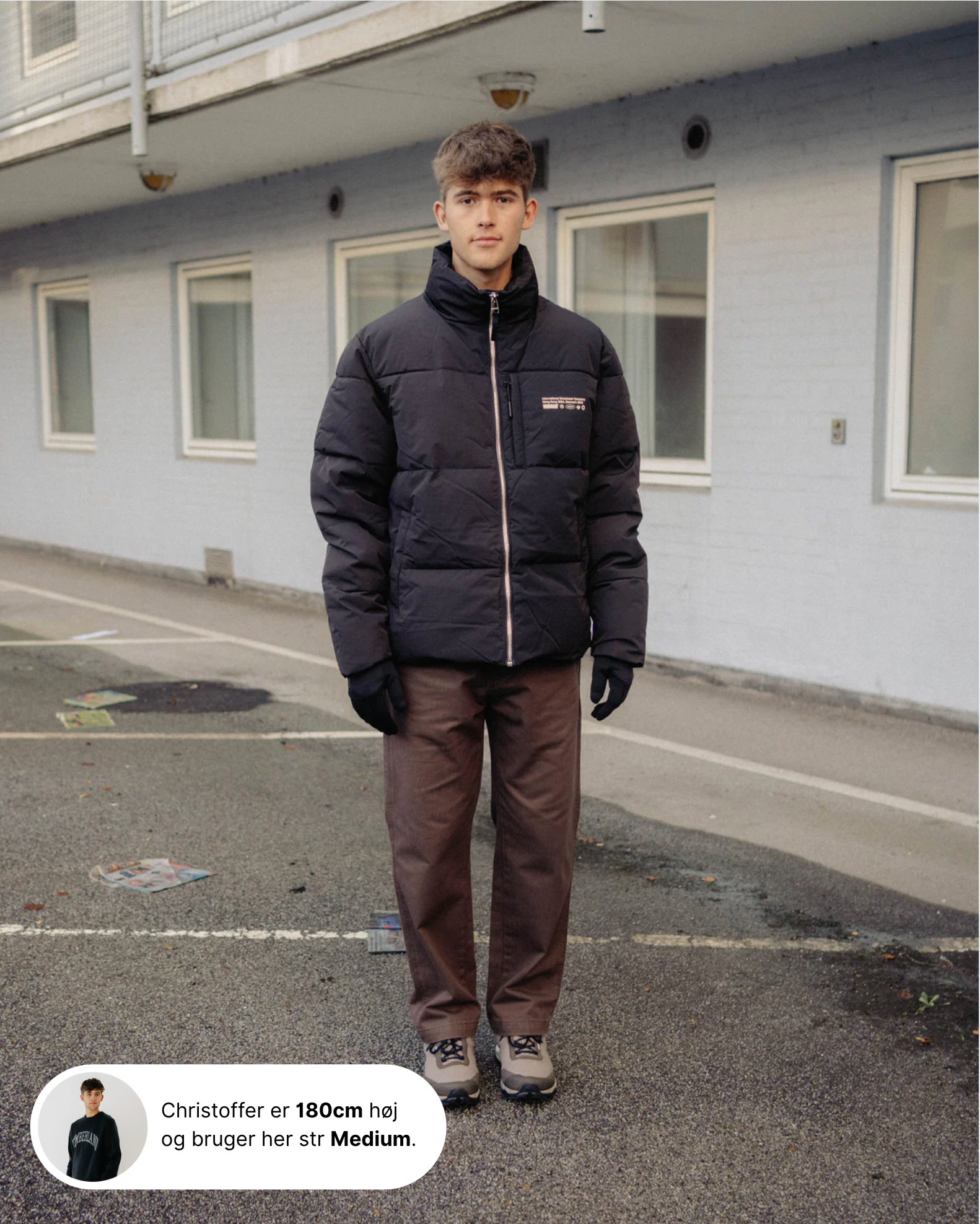 Dapper Puff Jacket - Black