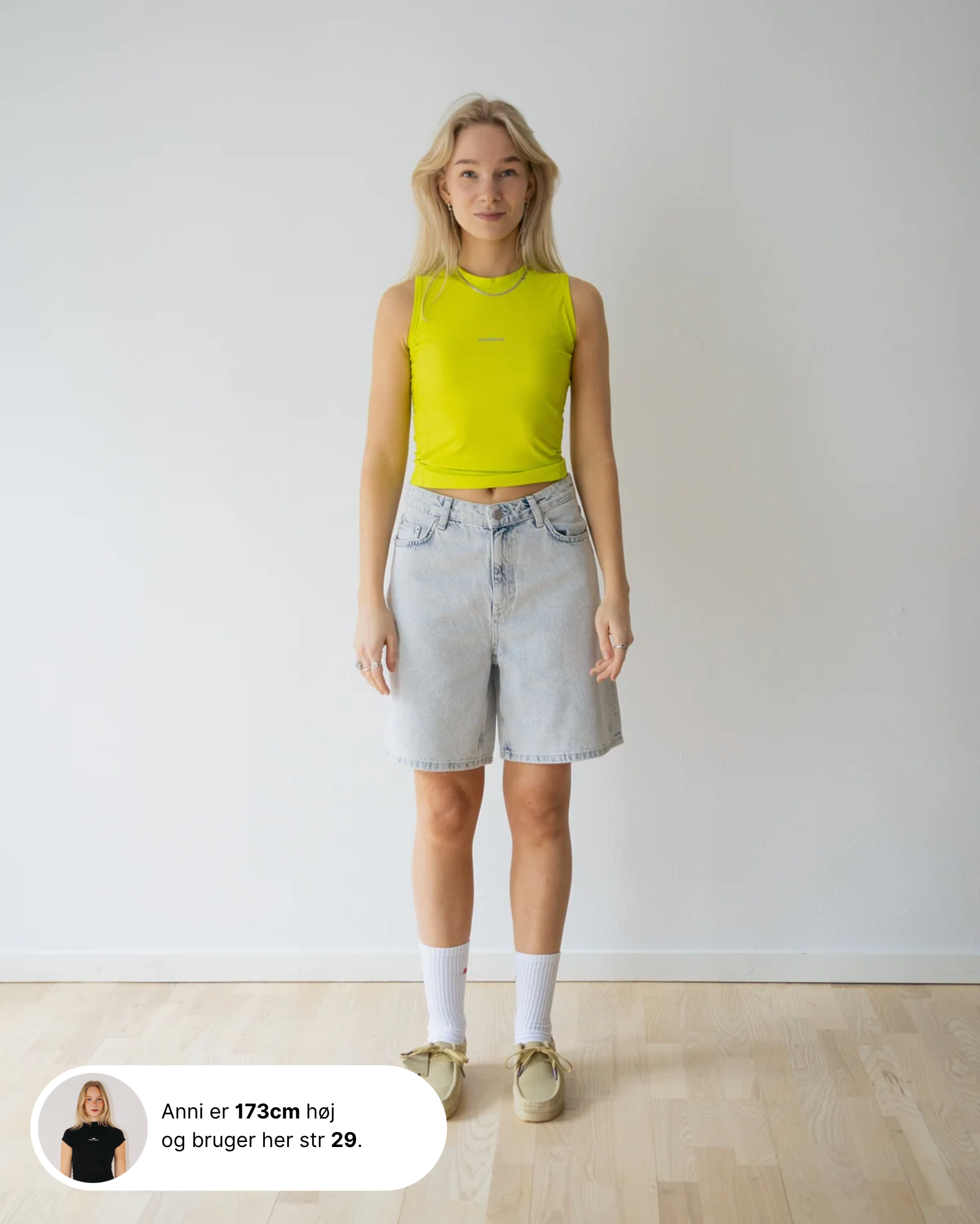 Maggie Fair Shorts - Washed Blue