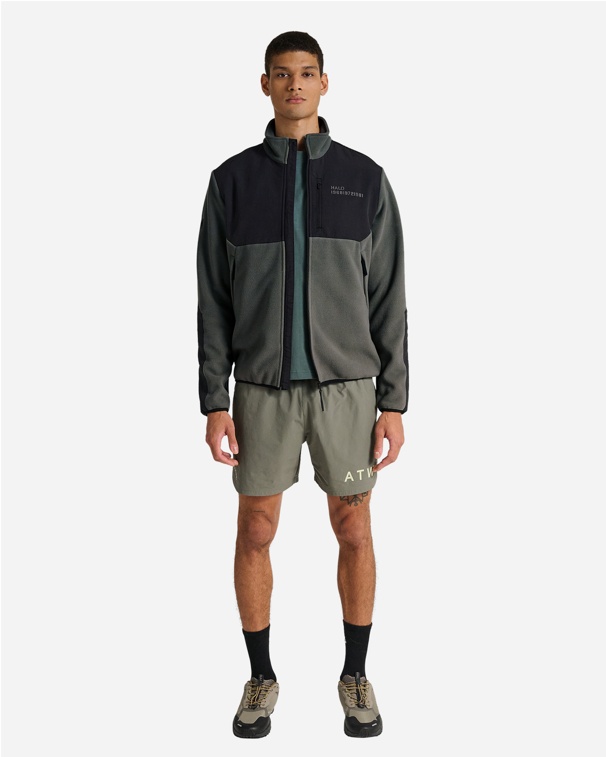 HALO Blocked Zip Fleece