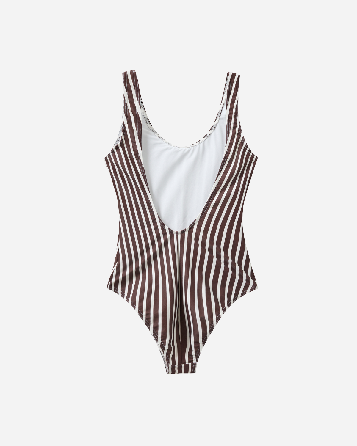 Stripe Swim Suit - Bark