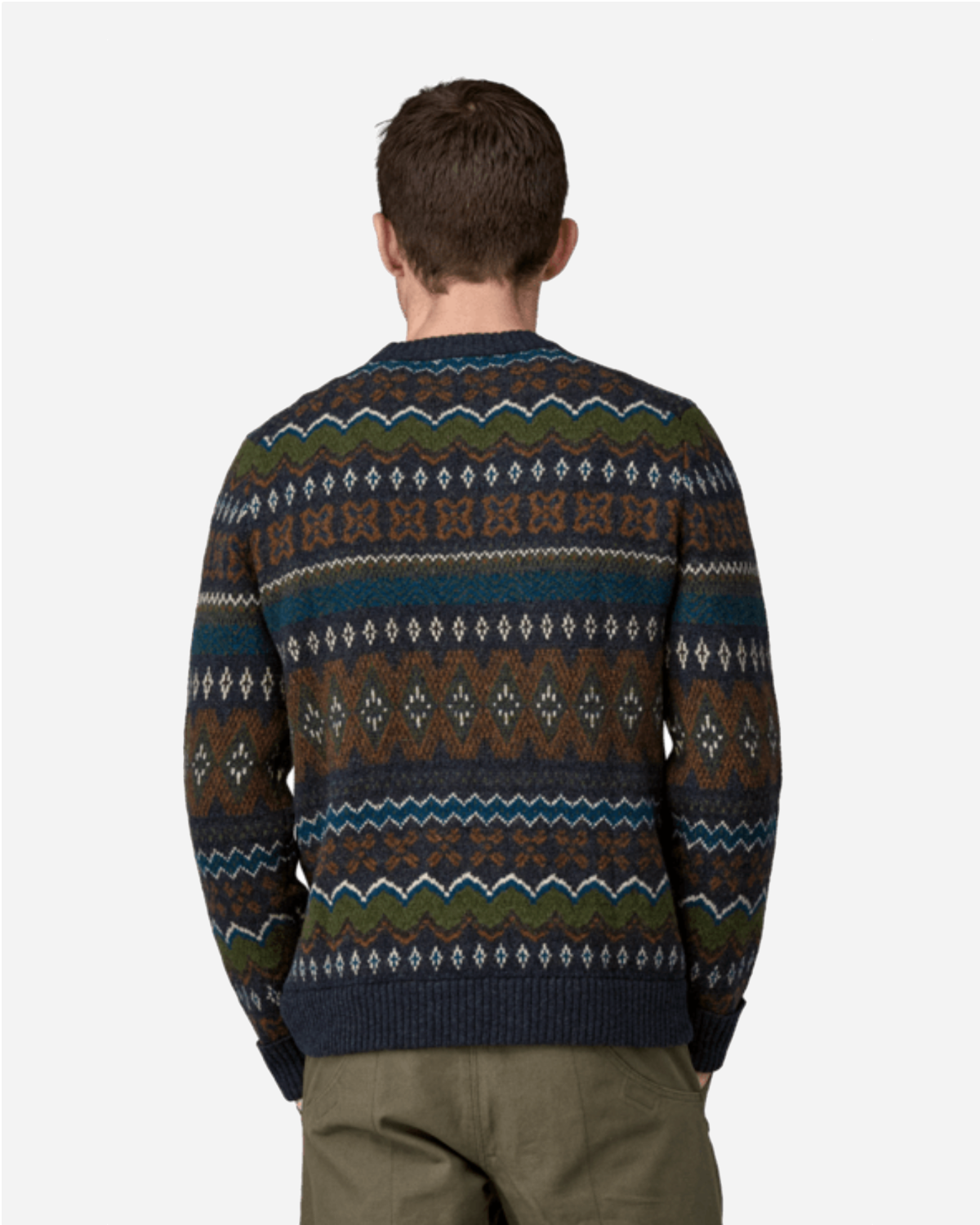 M's Recycled Wool-Blend Sweater - Helmsman Smolder Blue