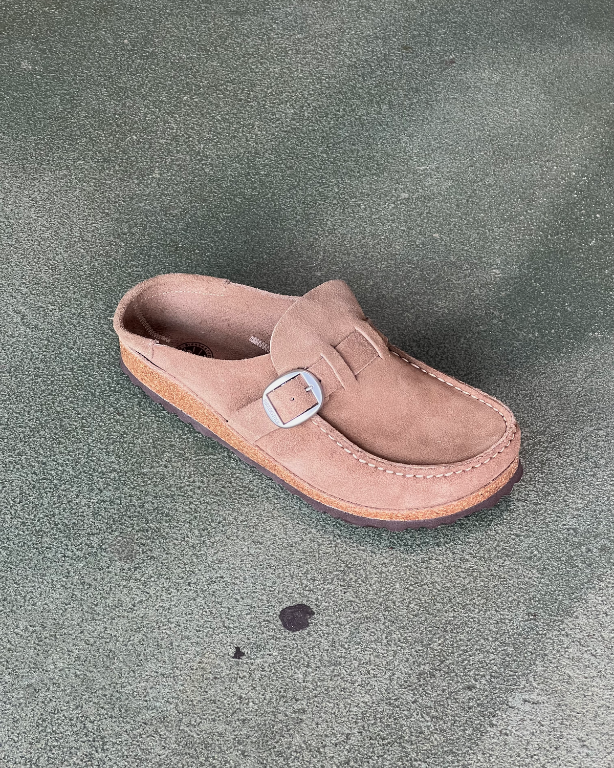 Buckley Suede Leather Narrow - Gray Taupe