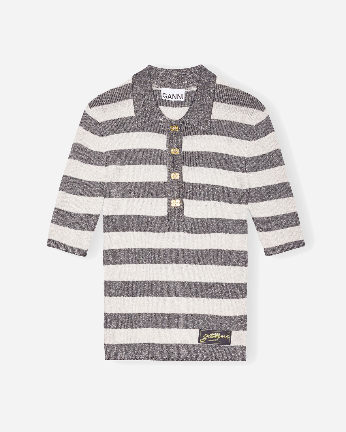 Light Sparkle Rib Polo