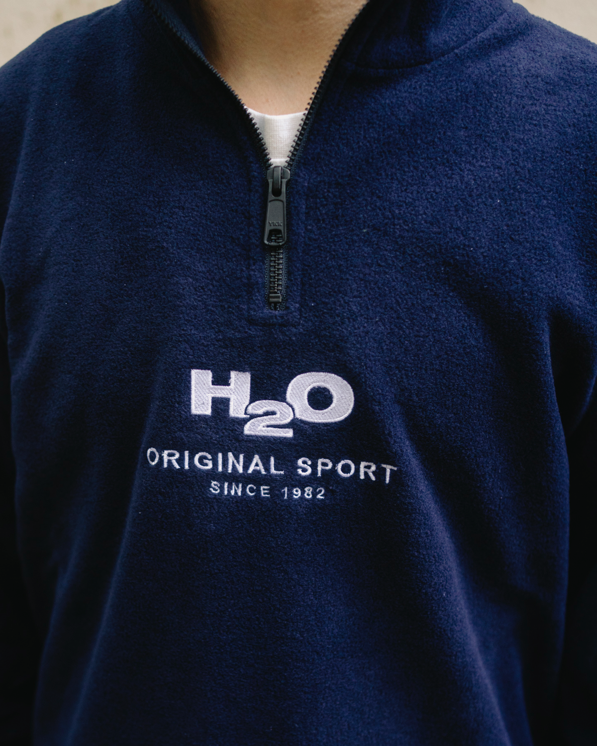 Blåvand Fleece Half Zip - Navy