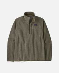 M's Better Sweater 1/4 Zip - River Rock Green