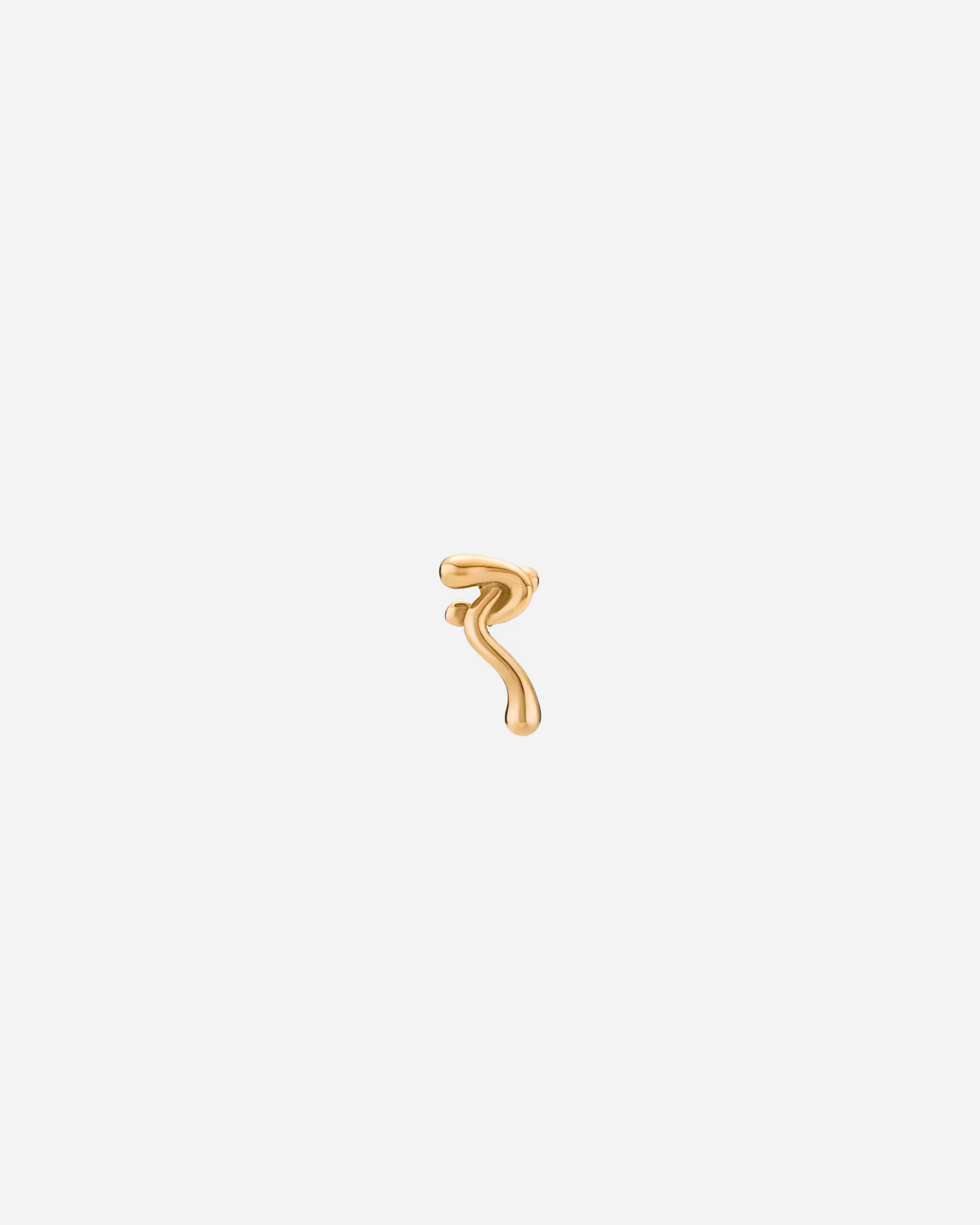 Powderpuff Stud - Gold