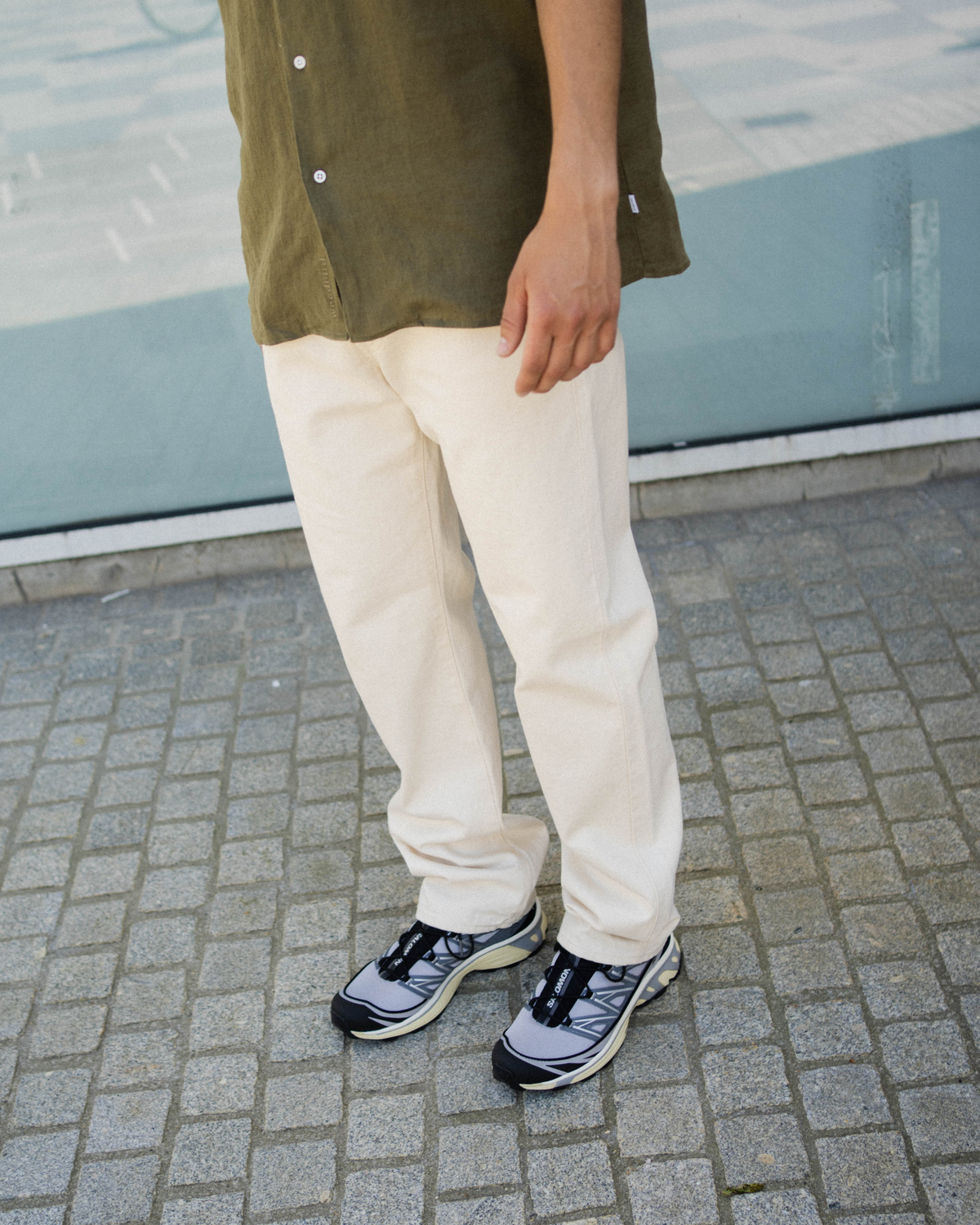 Loose Straight Nihon Menpu Natural Red Selvage - Natural Rinsed