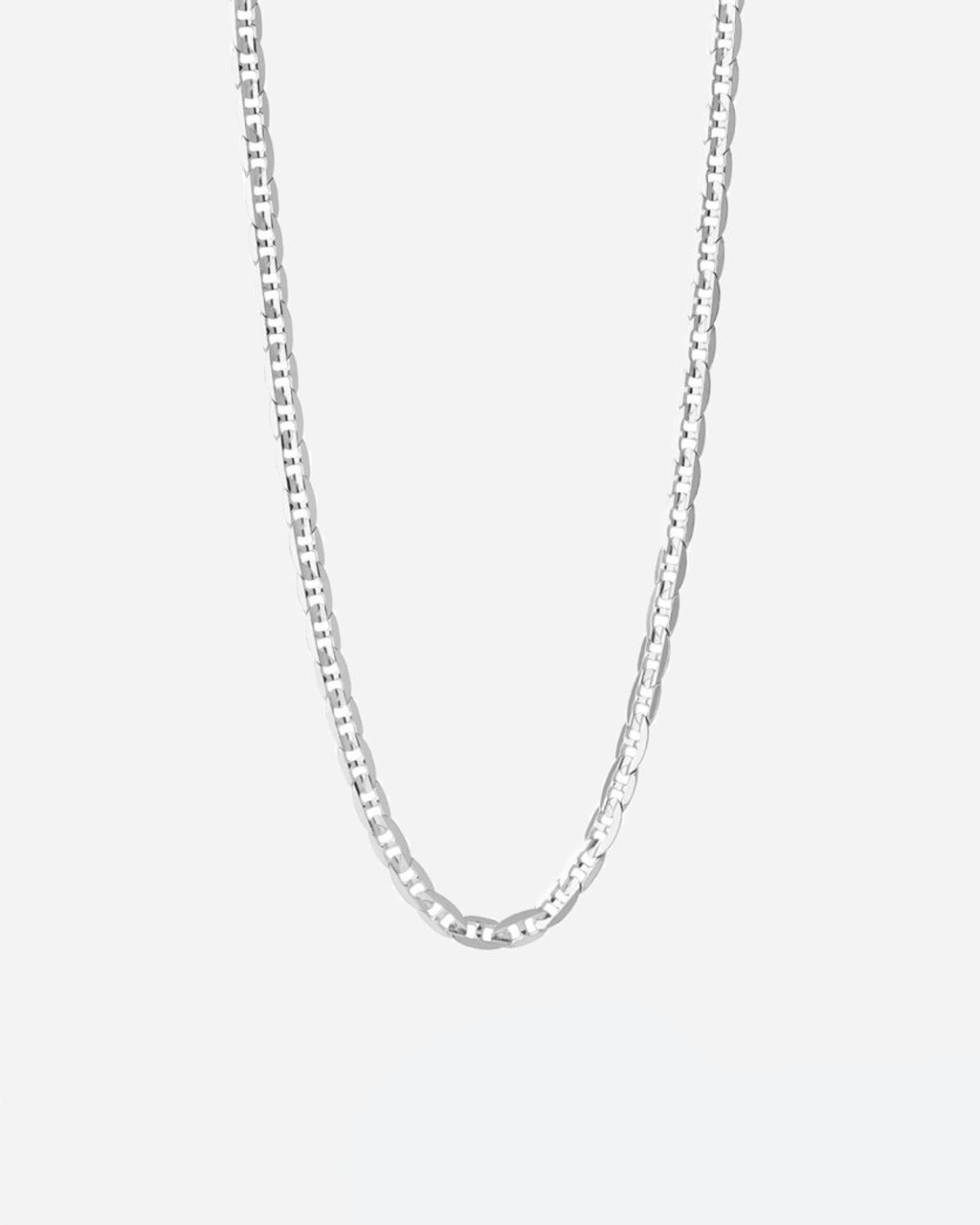 Carlo Necklace - 50 Cm - Silver - Maria Black - Munkstore.dk