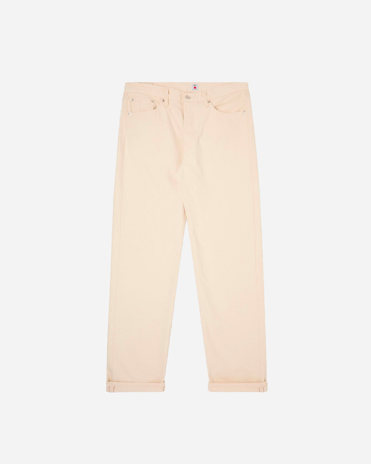 Loose Straight Nihon Menpu Natural Red Selvage - Natural Rinsed - Edwin - Munkstore.dk