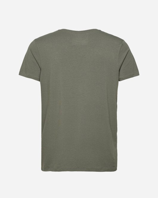 Bamboo R-Neck Tee - Green - Munk Store