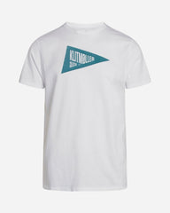 Claus Tee - White/Petrol