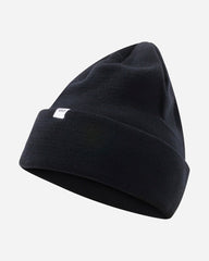 Fine Rib Beanie - Black