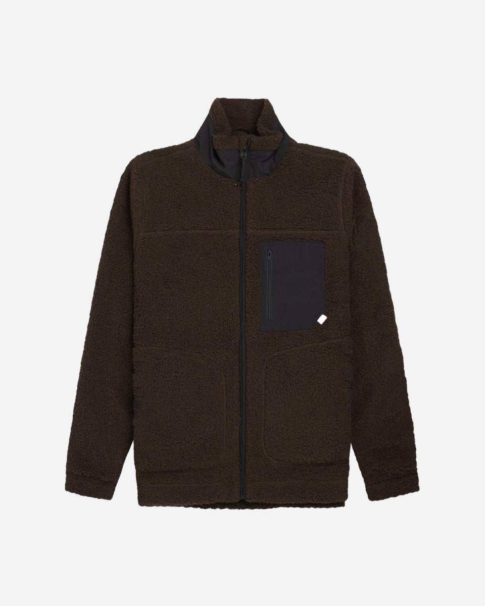 Garvin Pile Jacket Brown fra Grunt Munk Store