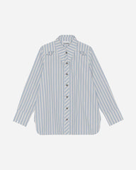 Long Collar Shirt - Forever blue