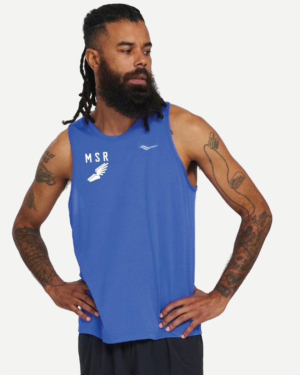Stopwatch Singlet Men - Blue Raz - Munk Store