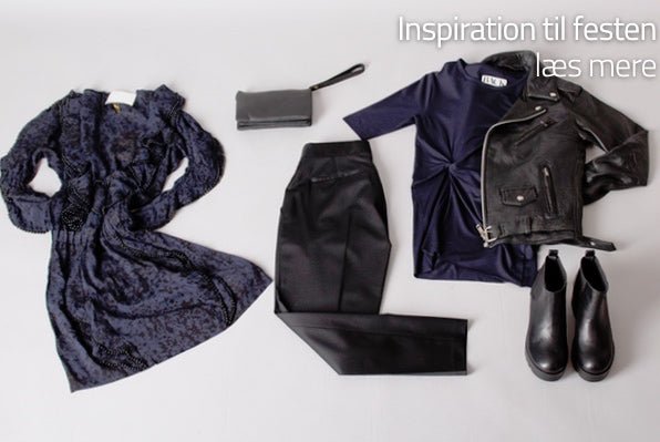 navy & sort outfits til festen - Munk Store