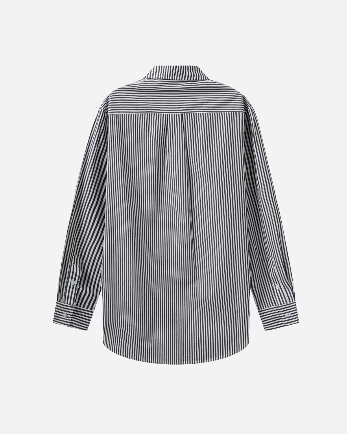 Rønne Essential Pajamas Shirt L/S - Black/White Stripe