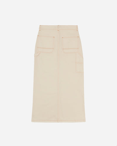 Pander Denim Skirt - Off White