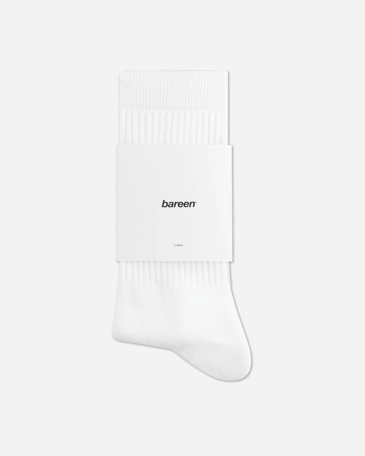 Tennis Socks, 3-pack (White) - White