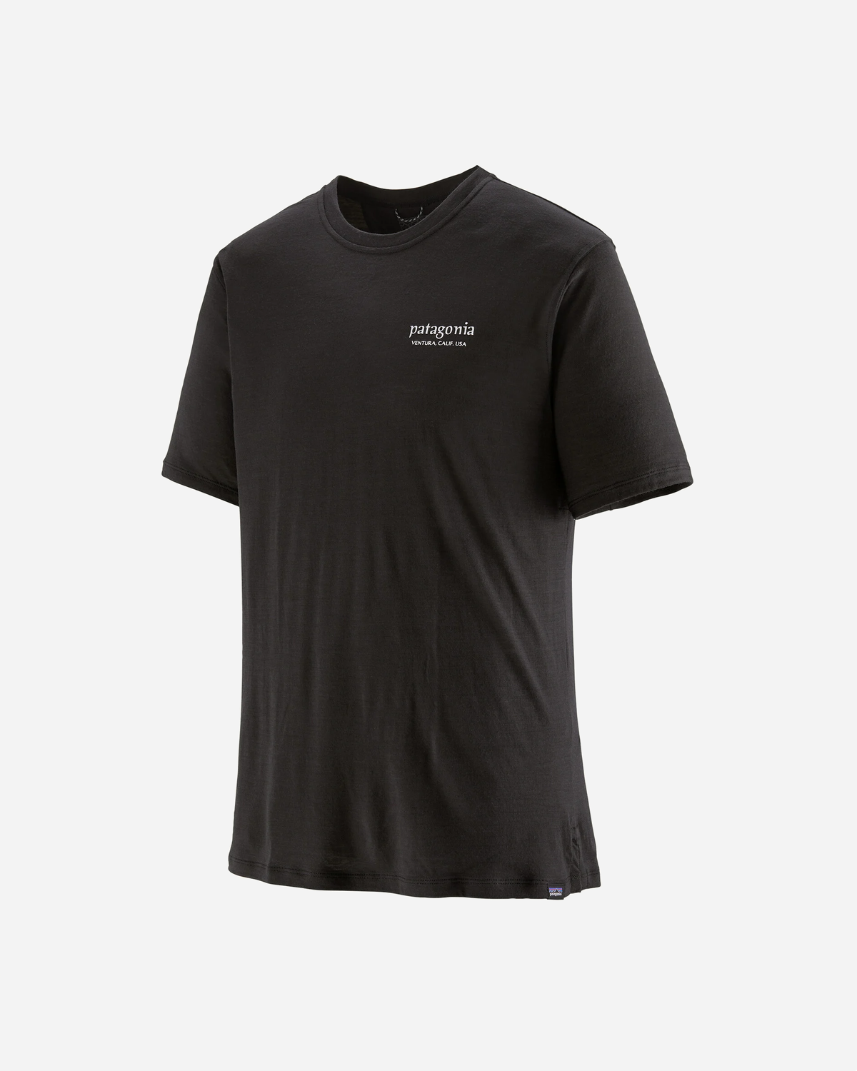 M's Cap Cool Merino Blend Graphic Shirt - Heritage Header: Black