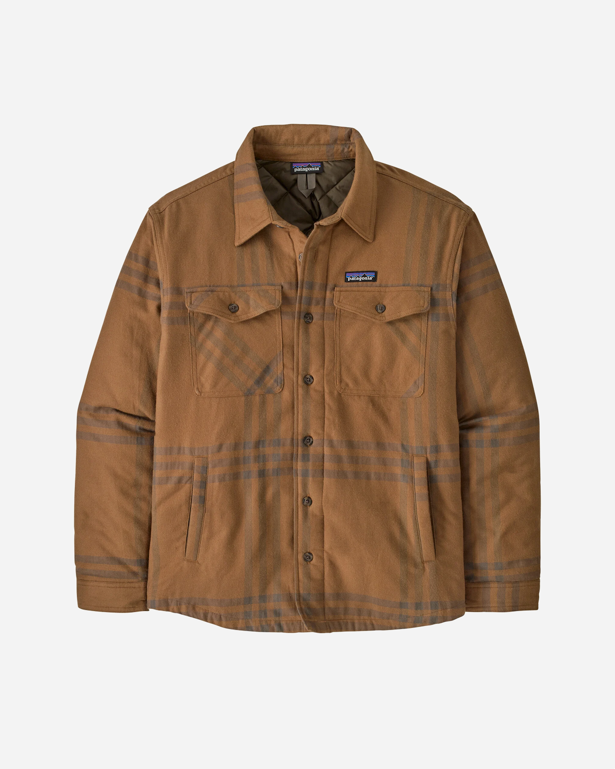 M's LW Insulated Fjord Flannel Shirt - Defend / Deer Brown