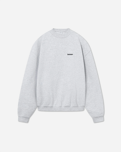 Oversized Crewneck Logo - Cloudy Grey