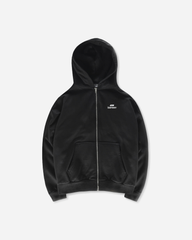 Oversized Zip Hoodie Logo 2.0 - Black