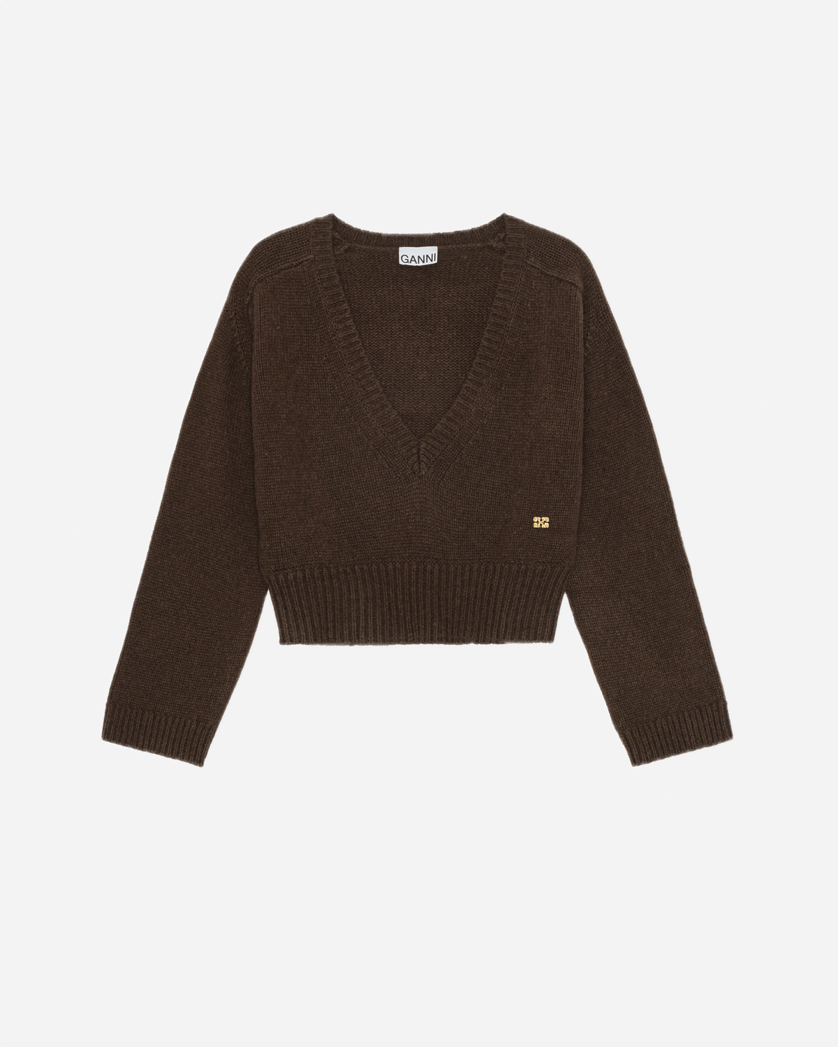 Wool Yak Mix Deep V-neck