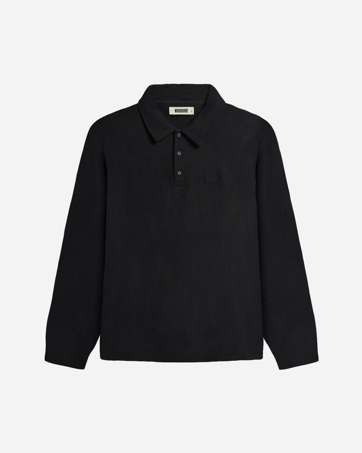 Tom Knitted Polo - Black