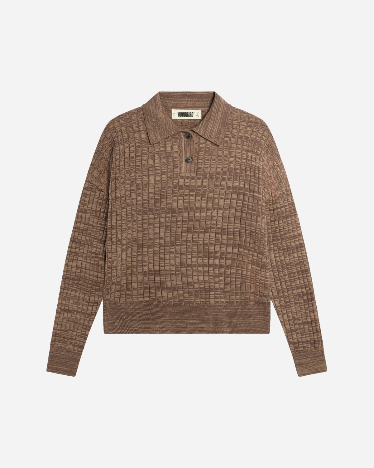 Mouls Knitted Polo - Dark Brown
