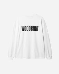 Joes L/S Logo Tee - White