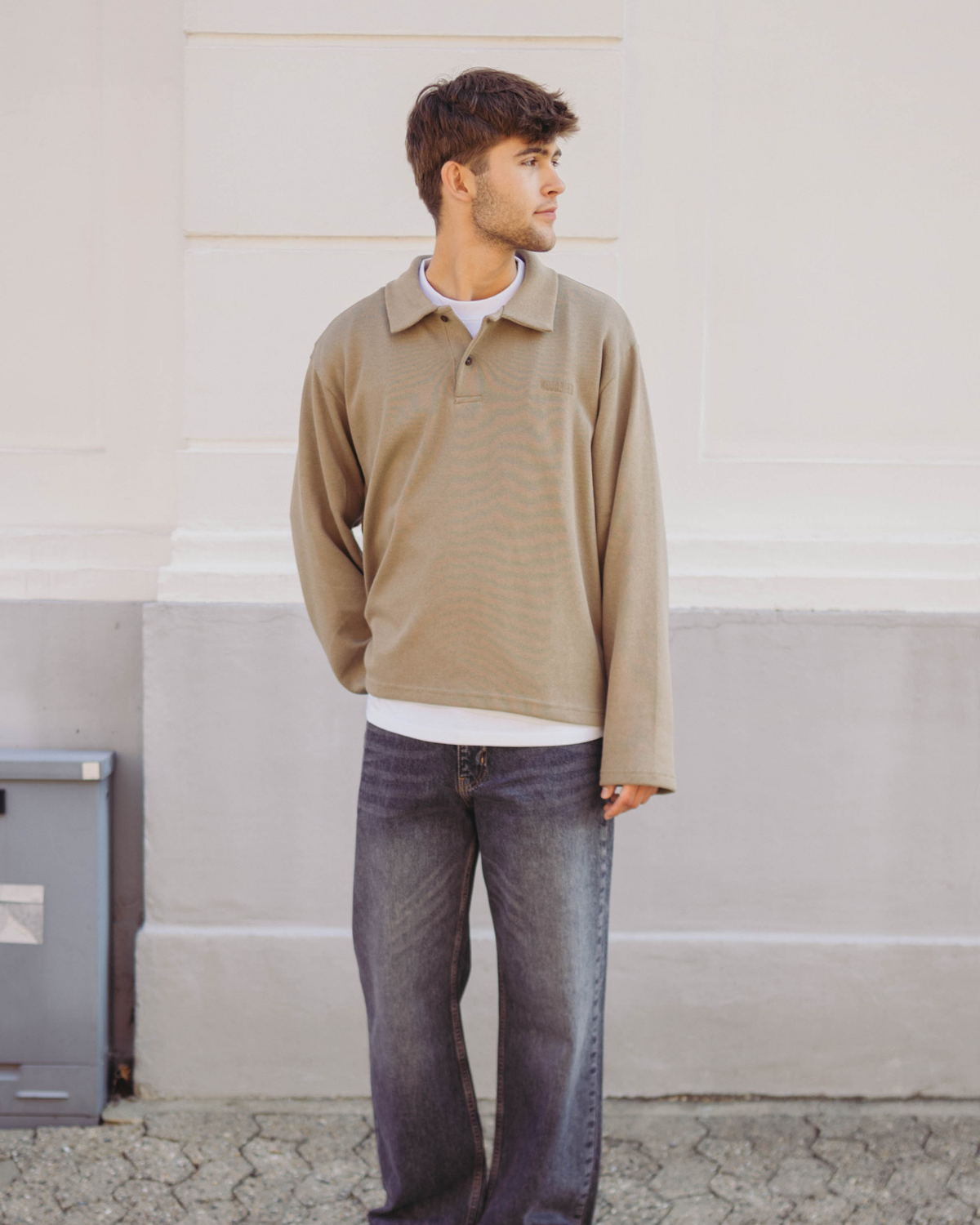 Tom Knitted Polo - Khaki