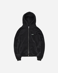 Oversized Zip Hoodie All-Field-Apparel - Black