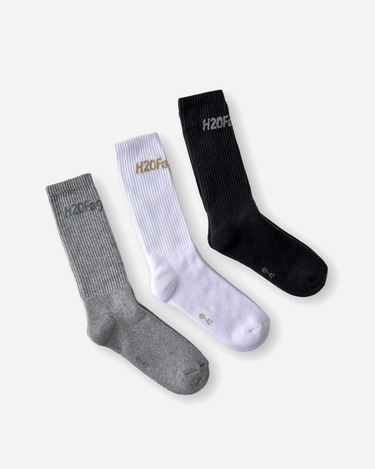 Suck Socks - 3-pack - Black/White/Grey Mel.
