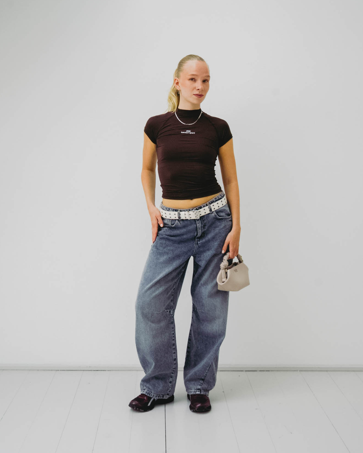 Brooke Smoke Jeans - Dark Grey