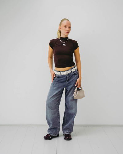 Brooke Smoke Jeans - Dark Grey