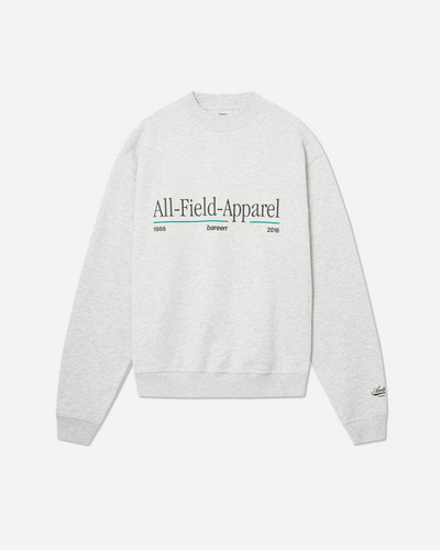 Oversized Crewneck - All-Field-Apparel - Cloudy Grey