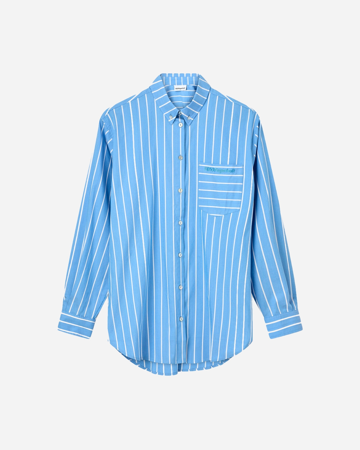 Box Shirt - Blue Stripe fra H2O Fagerholt | Munk Store