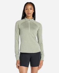 Athletics Heat Grid 1/2 Zip - Garter Snake Heather