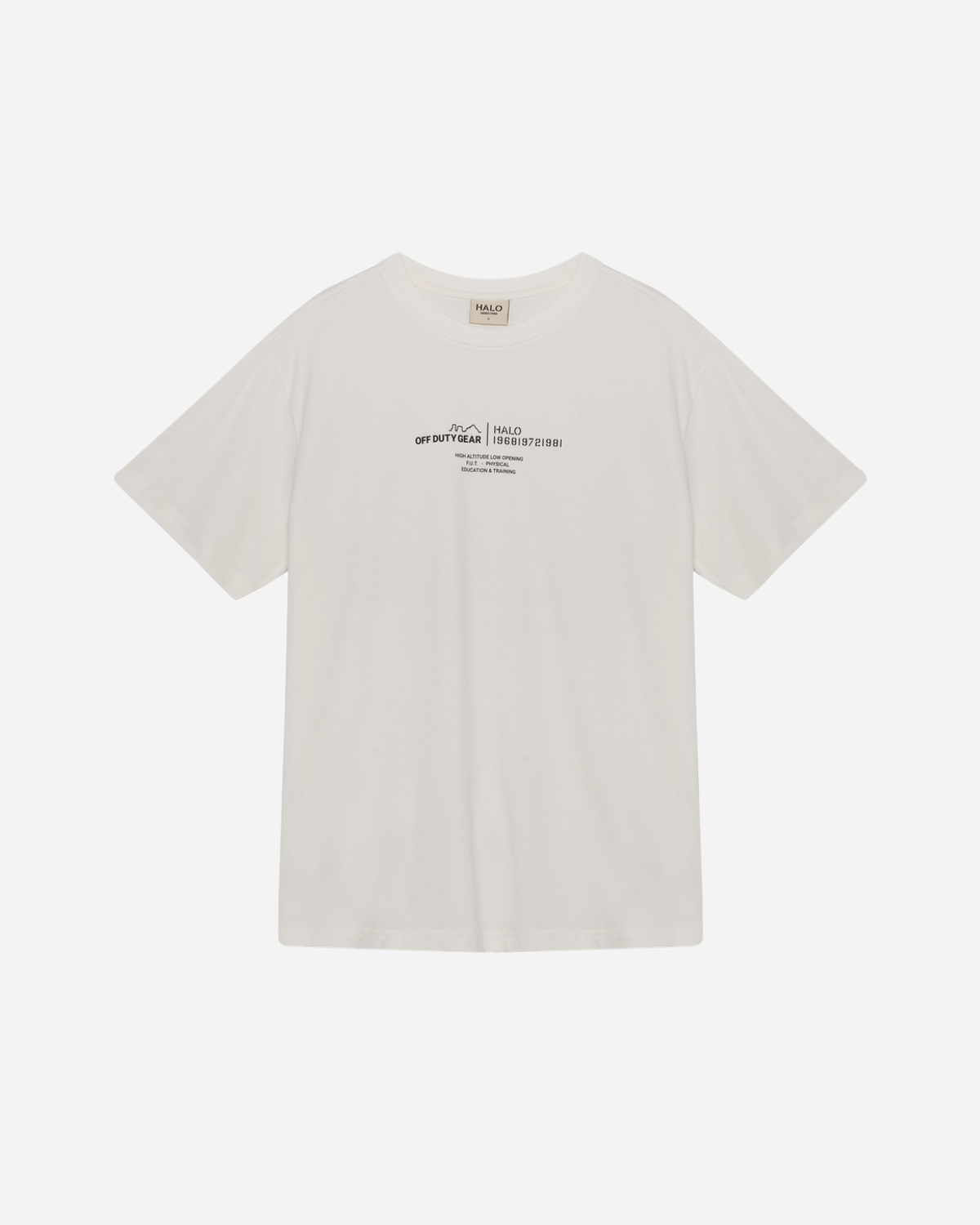 Halo Graphic T-shirt - Marshmallow/Black