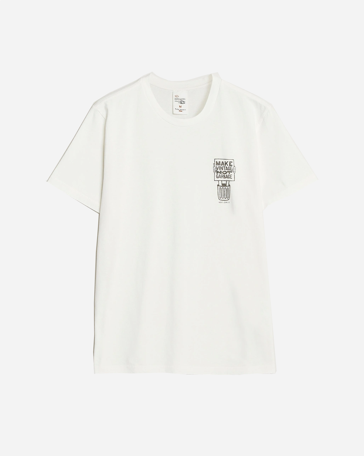 Roy Garbage T-Shirt - Chalk White