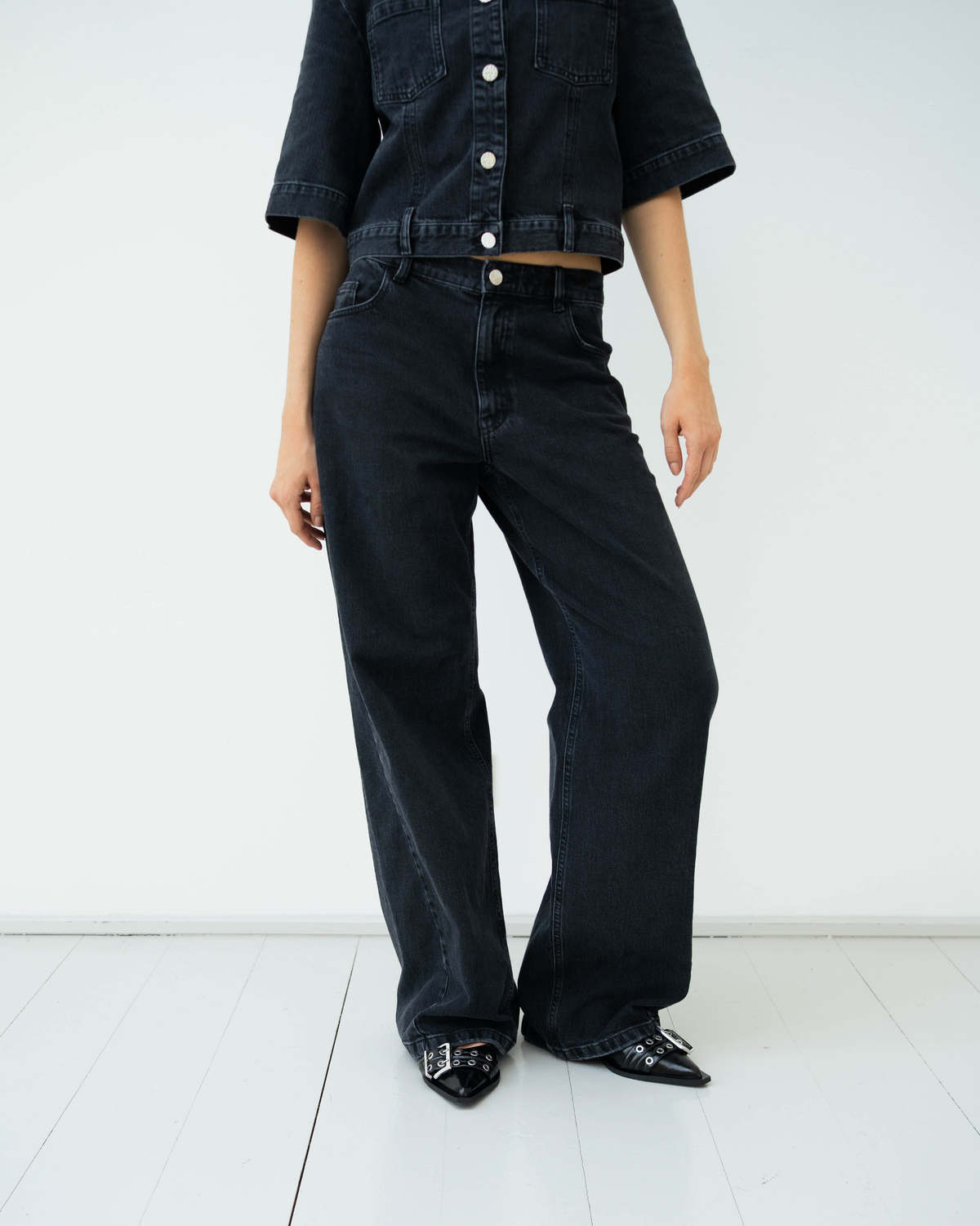 NO 03 - Black Washed Denim