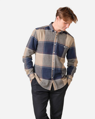 Claus shirt - Sand / Navy / Red