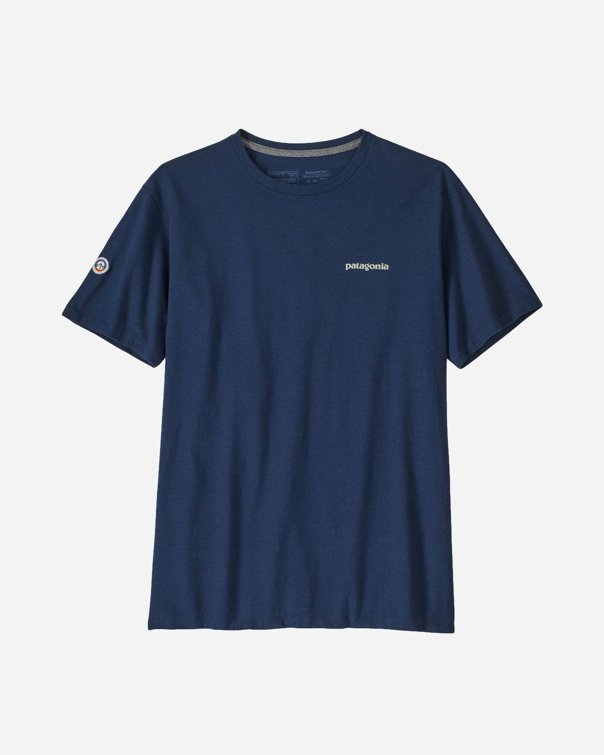 Fitz Roy Icon Responsibili Tee - Lagom Blue