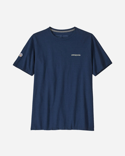 Fitz Roy Icon Responsibili Tee - Lagom Blue