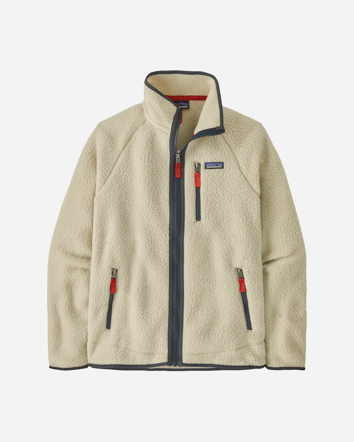 M's Retro Pile Jkt - Pelican w/Smolder Blue