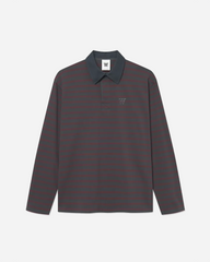 WWLandon polo - Black sand stripe