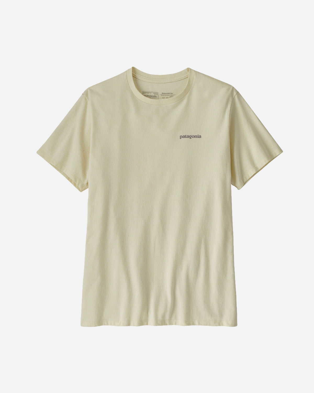 Fitz Roy Icon Responsibili Tee - Birch White