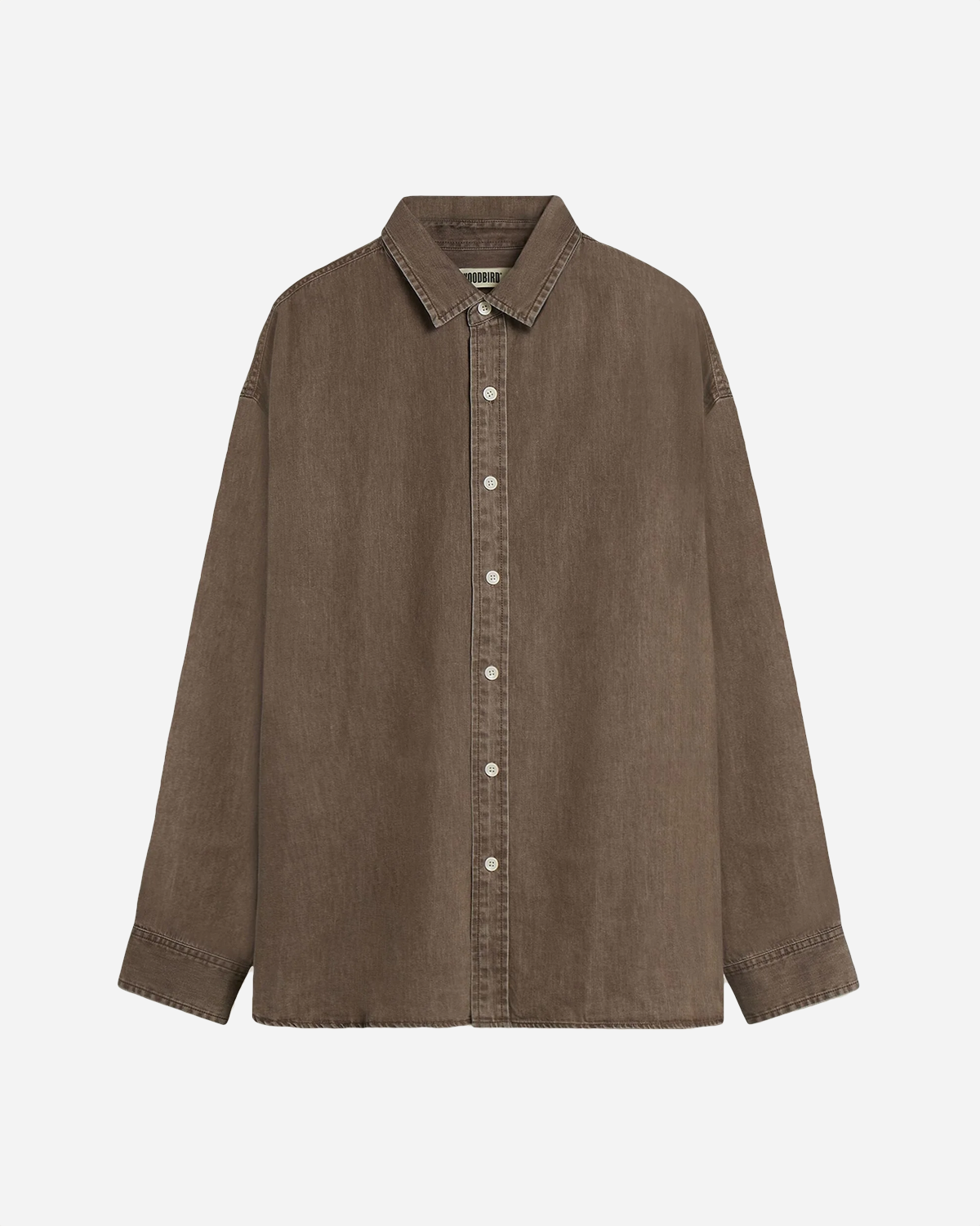 Jong Washed Shirt - Brown