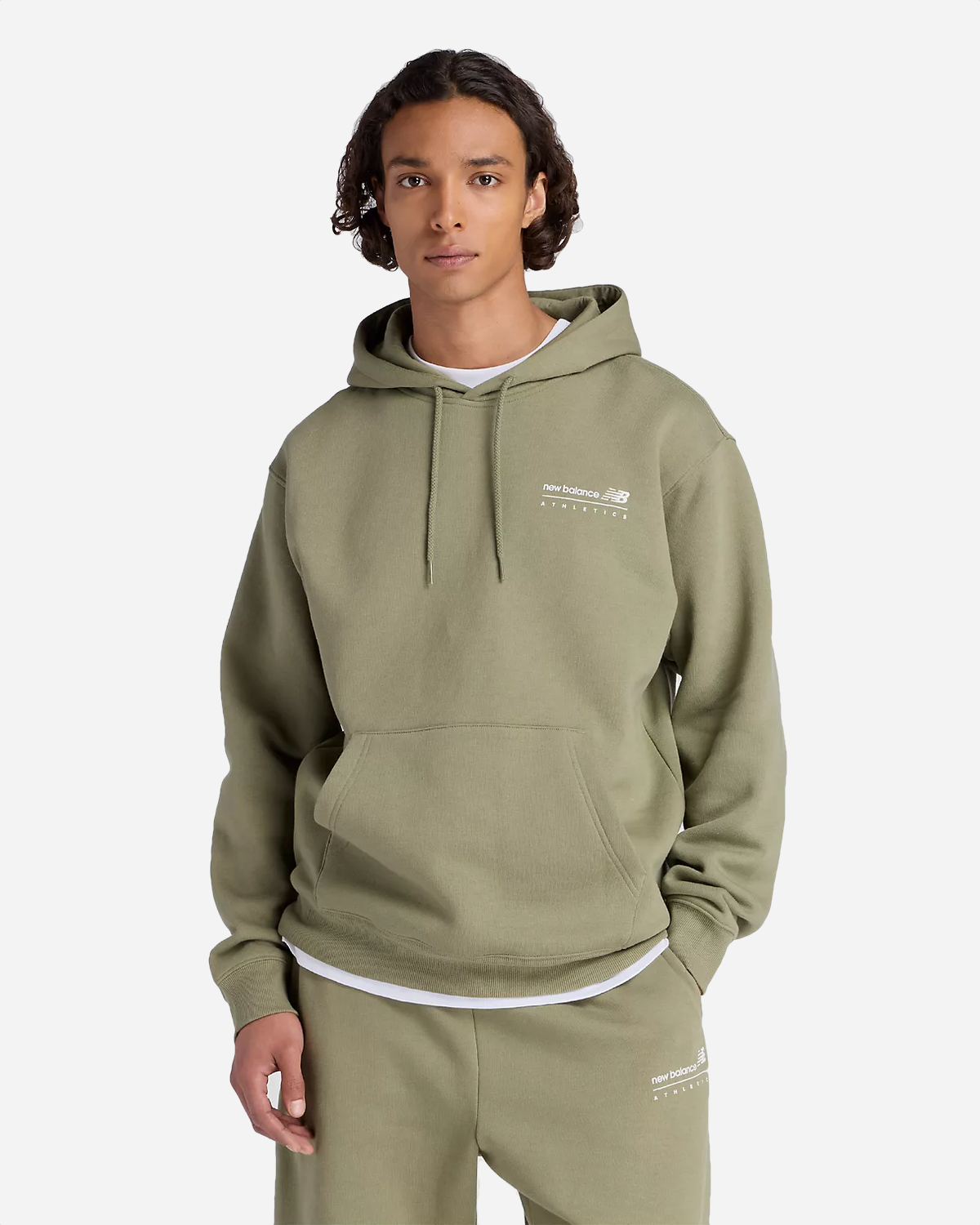 Linear Graphic Fleece Hoodie